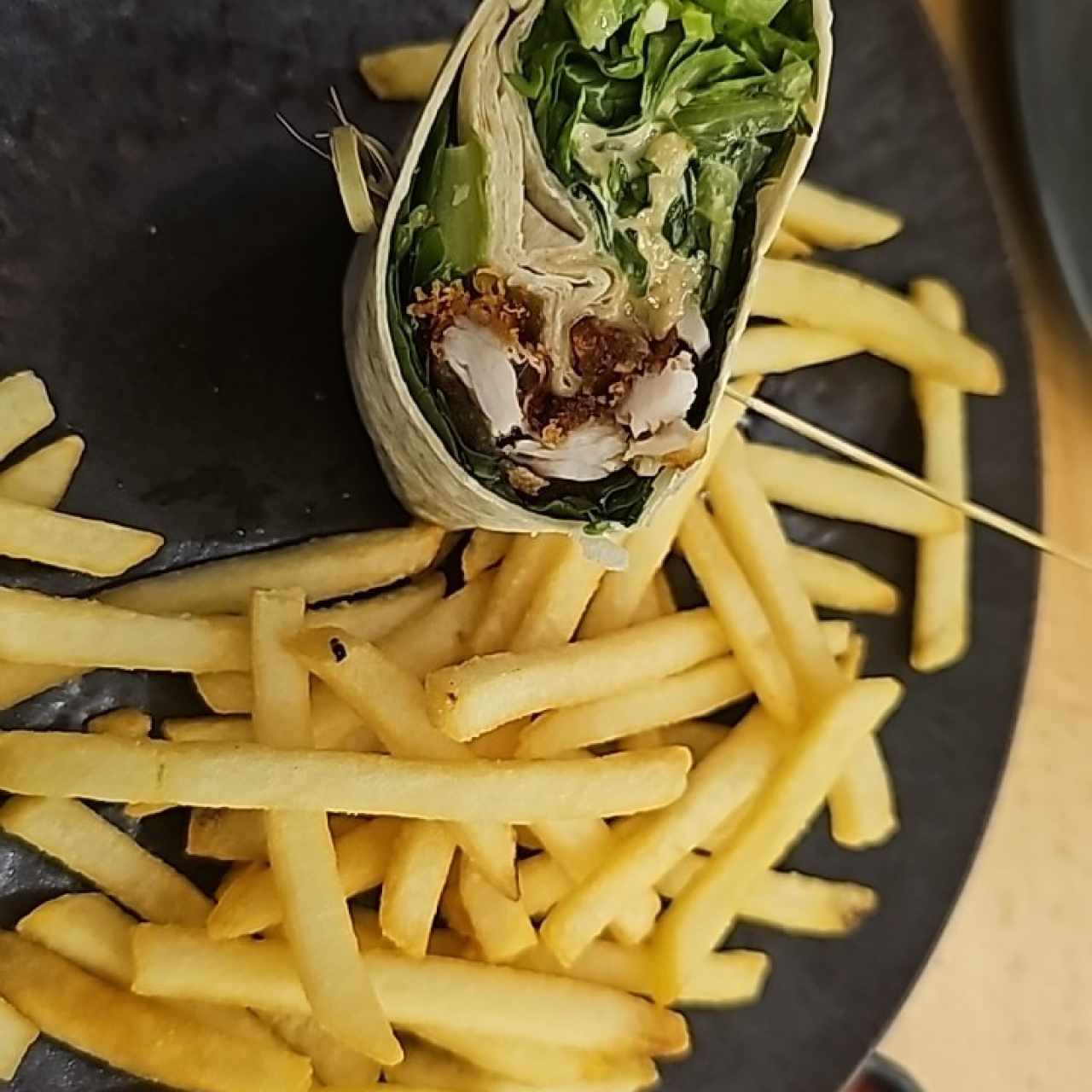 chicken cesar wrap