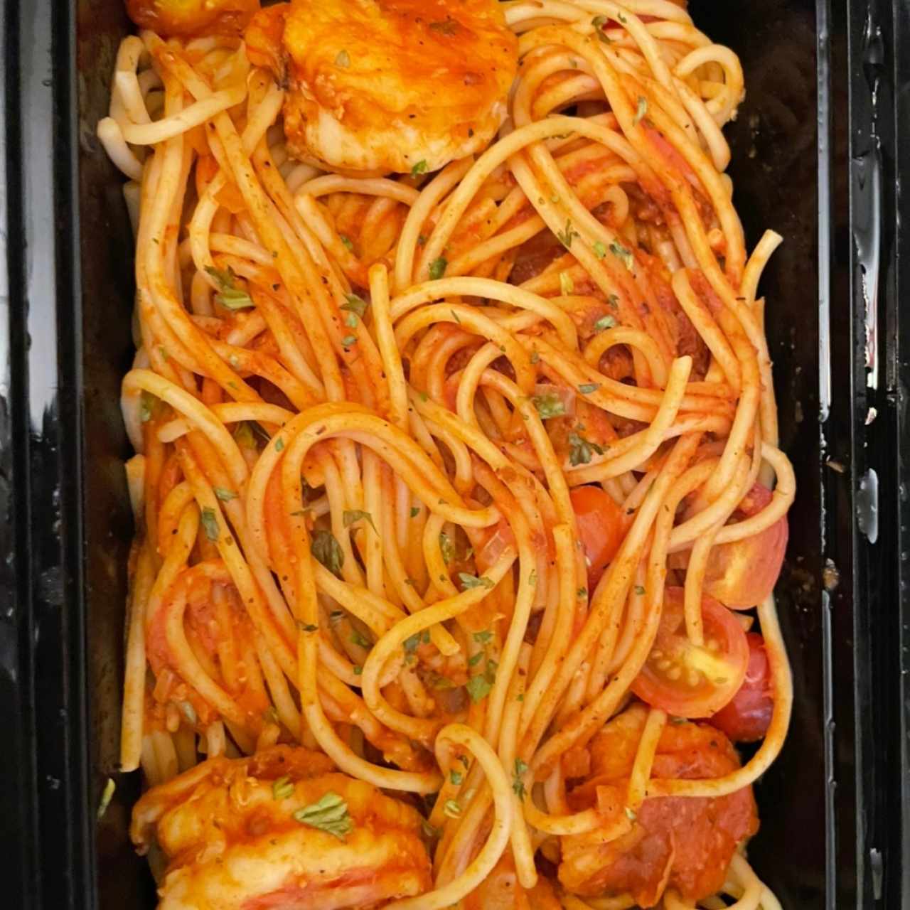 pasta con langostino