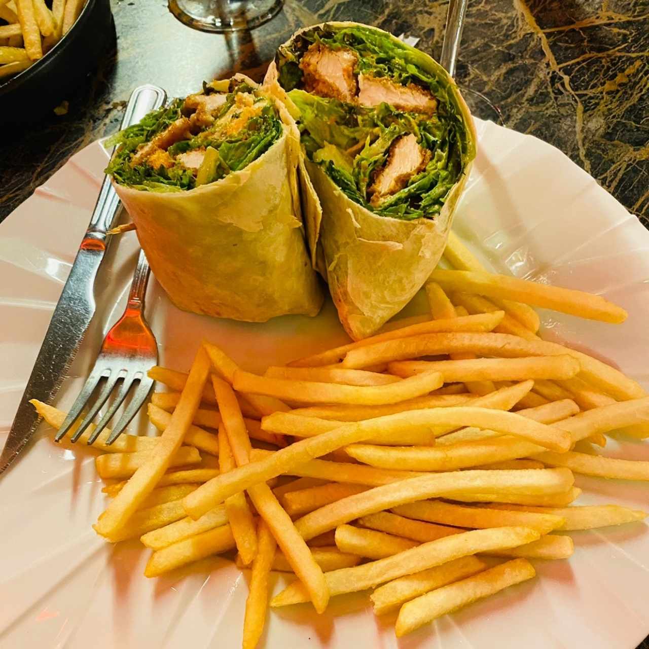 Wrap de Pollo César