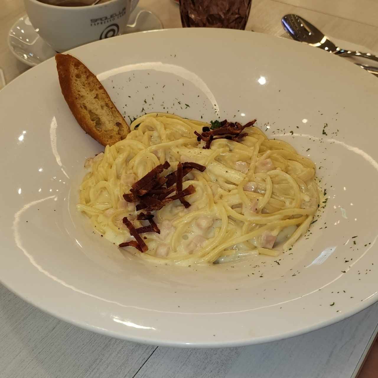 Carbonara de Pavo