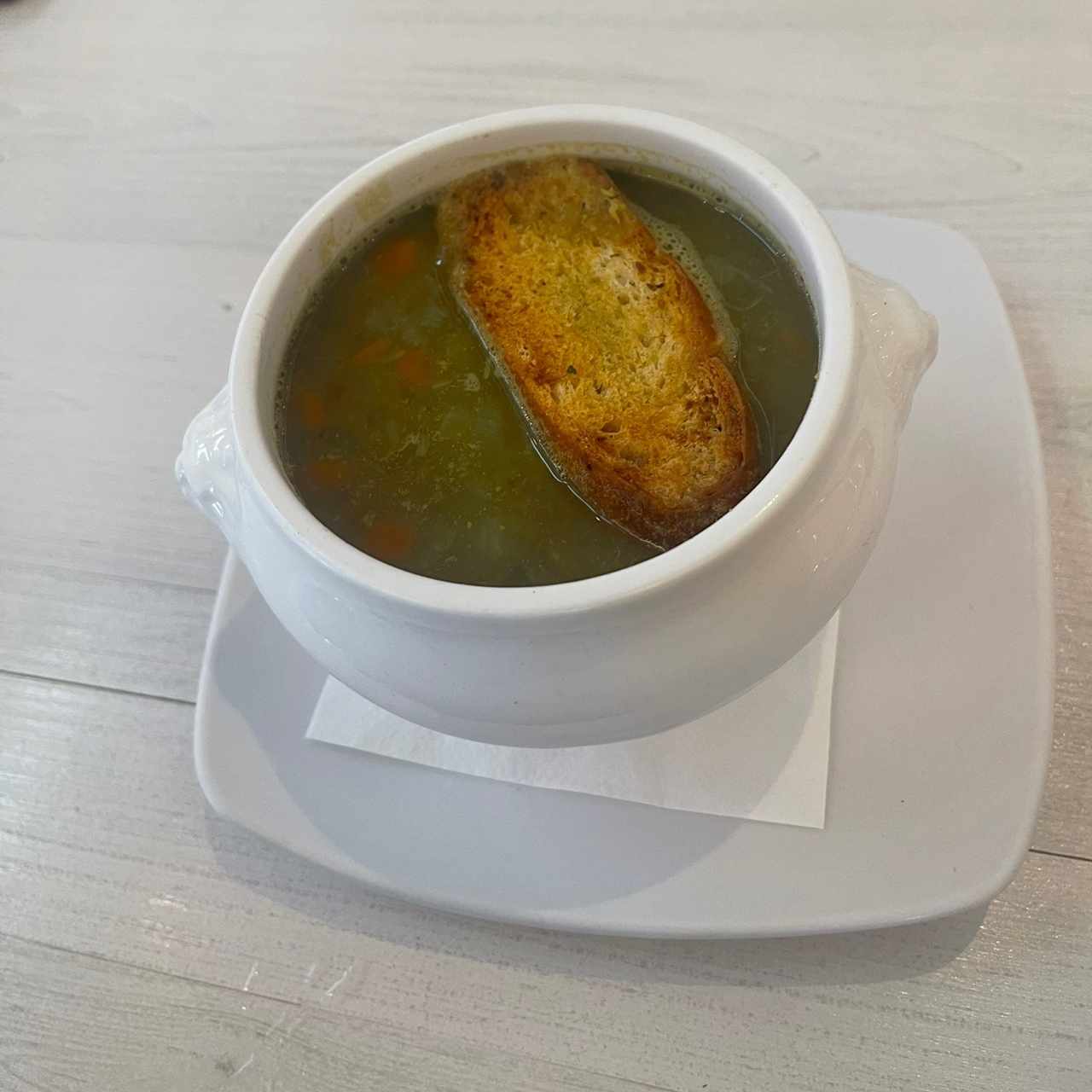 Sopa de lentejas 