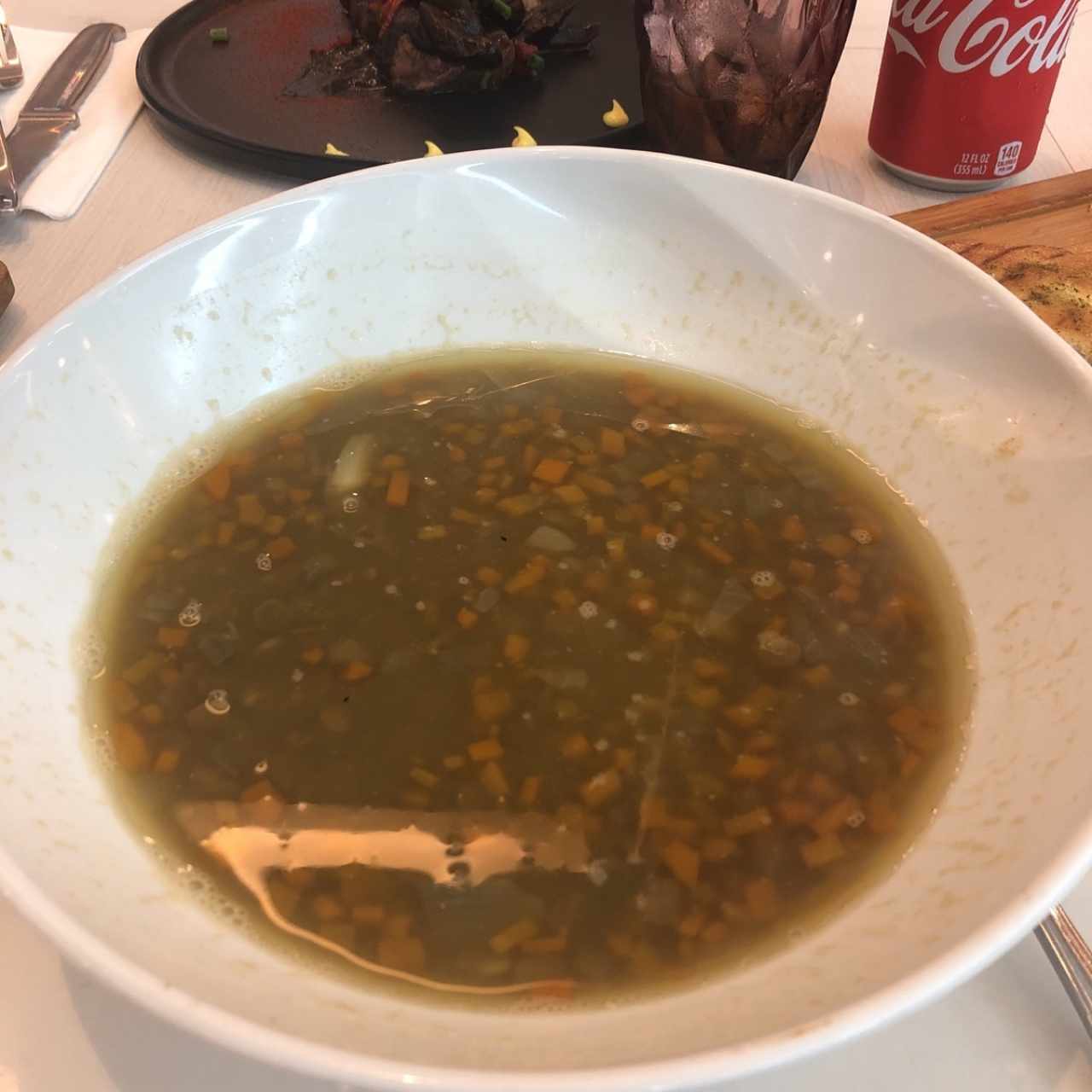 sopa de lenteja