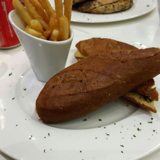 Panini de Salmón. No lo recomiendo 