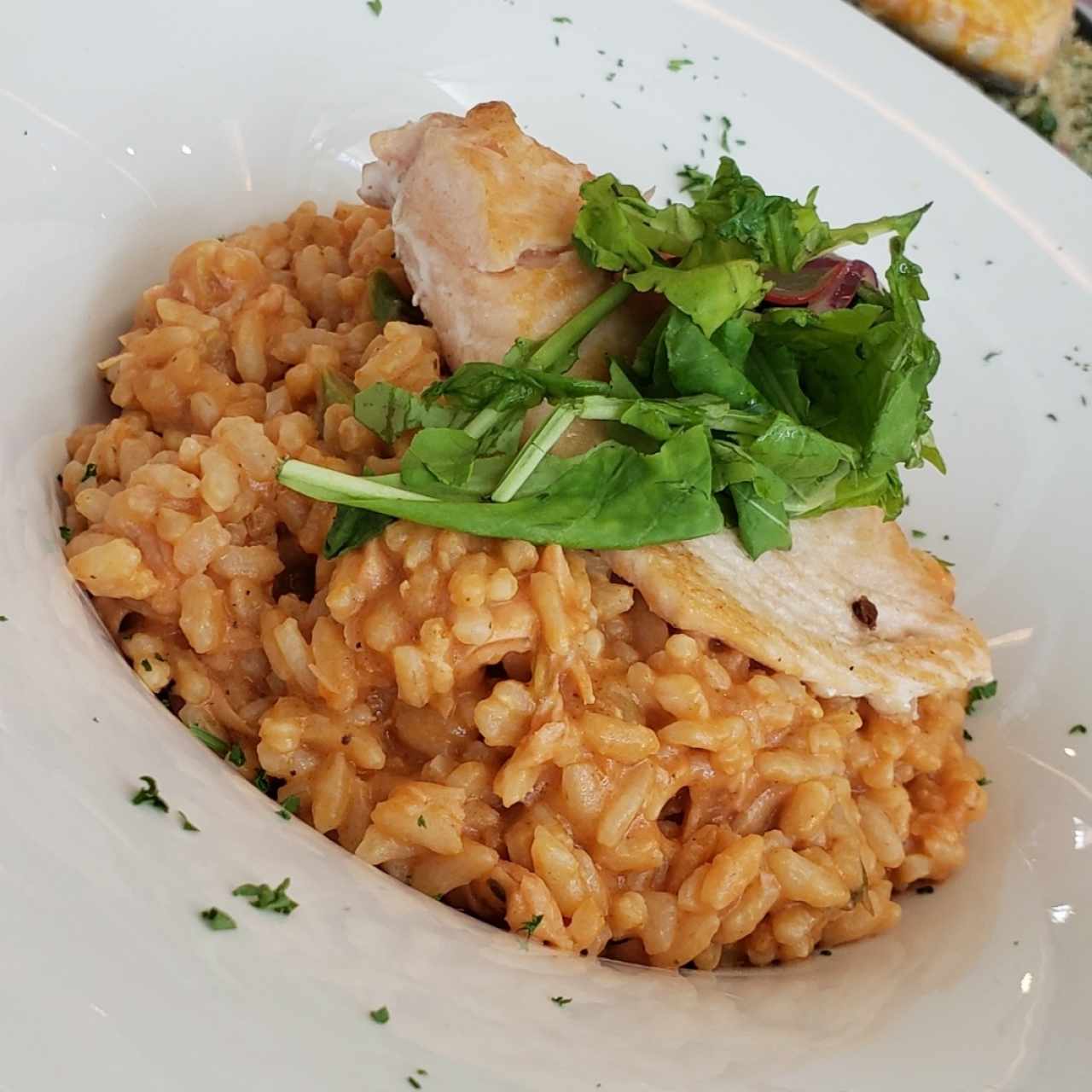 risotto de salmón 