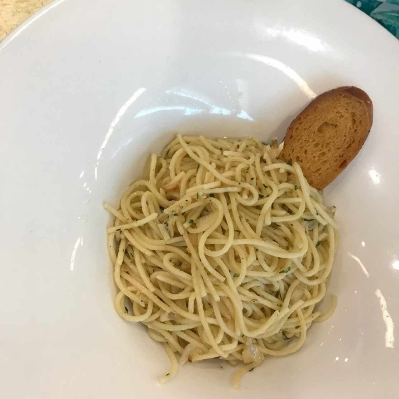 spaguettis al oleo