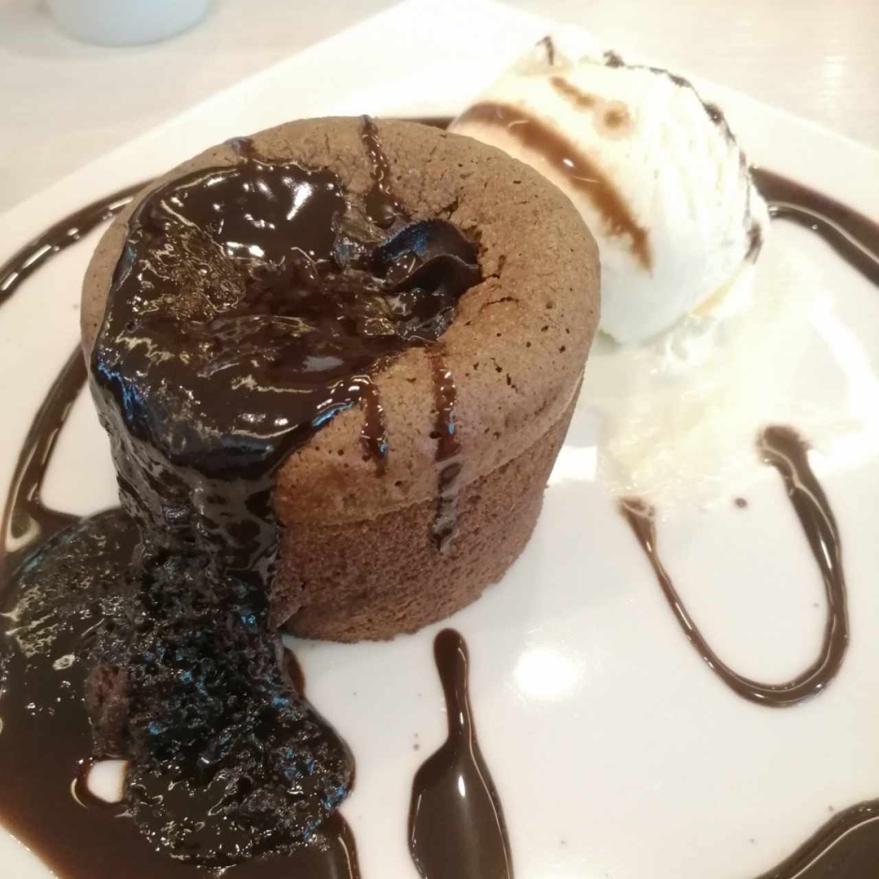 souffle de chocolate