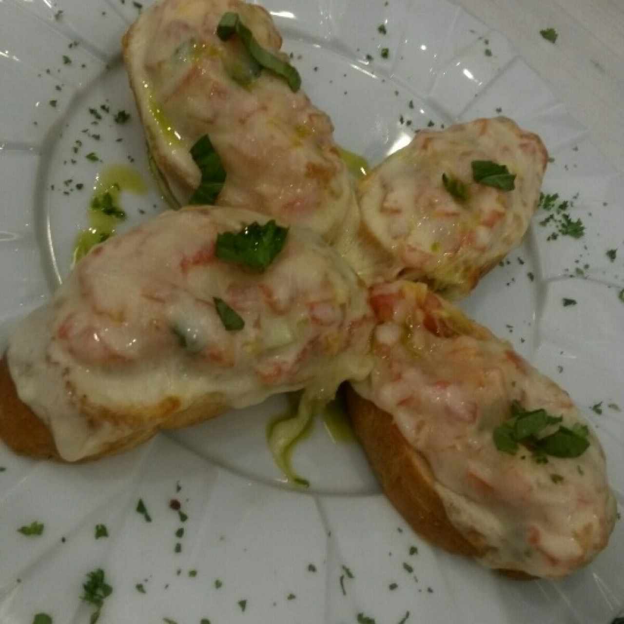 bruschettas gratinadas