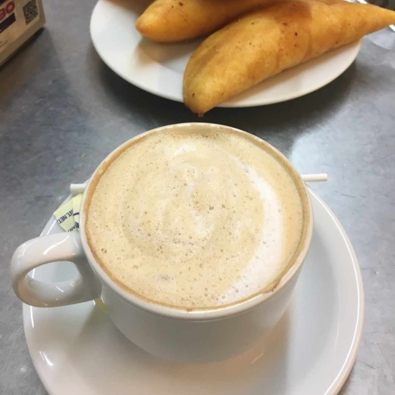 café con leche espumoso! 