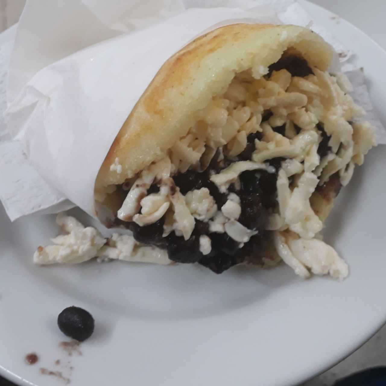 Arepa dominó