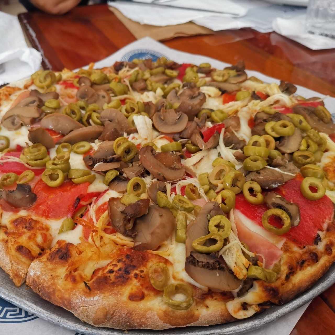 Pizza Griega, Vegetariana o Combinación