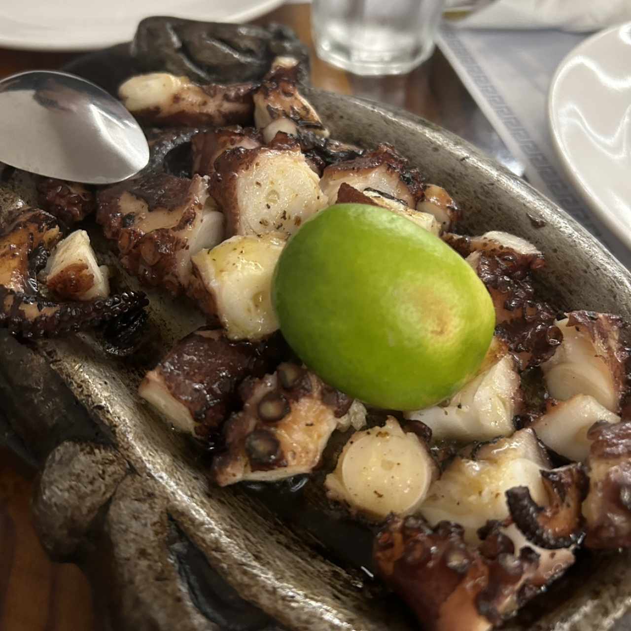 Mariscos - Pulpo al Carbón