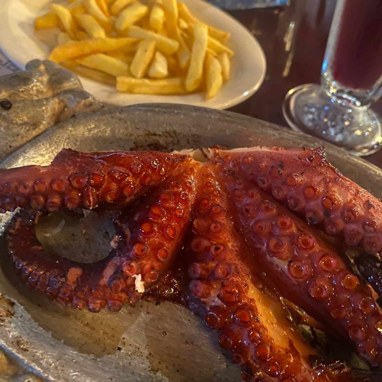 Pulpo al carbón 