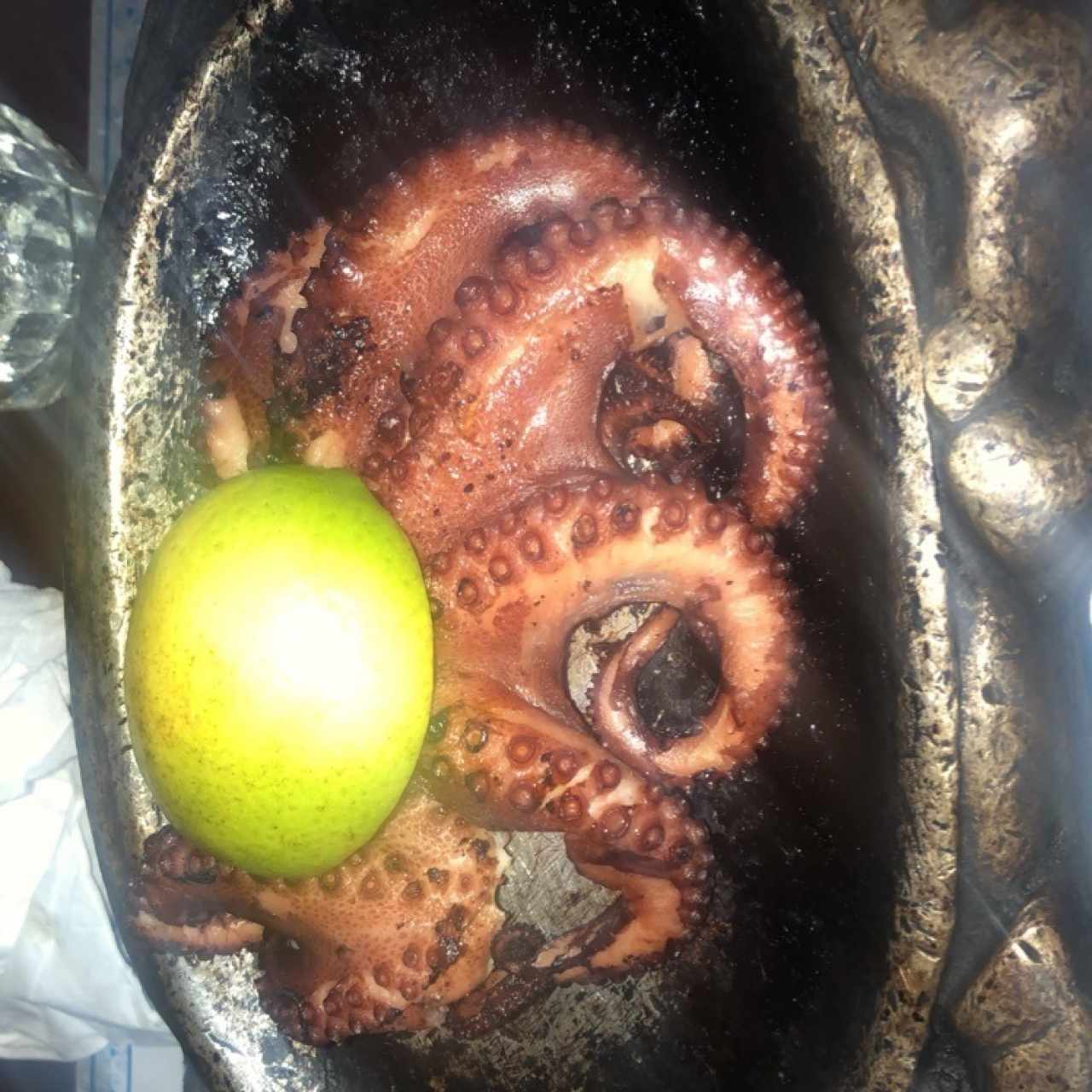 pulpo al carbon