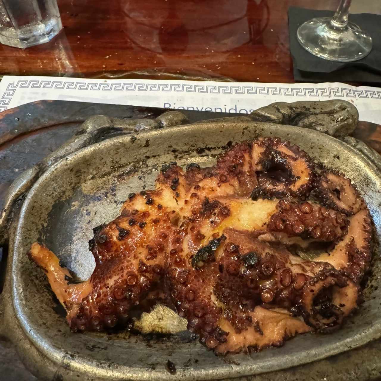 Mariscos - Pulpo al Carbón