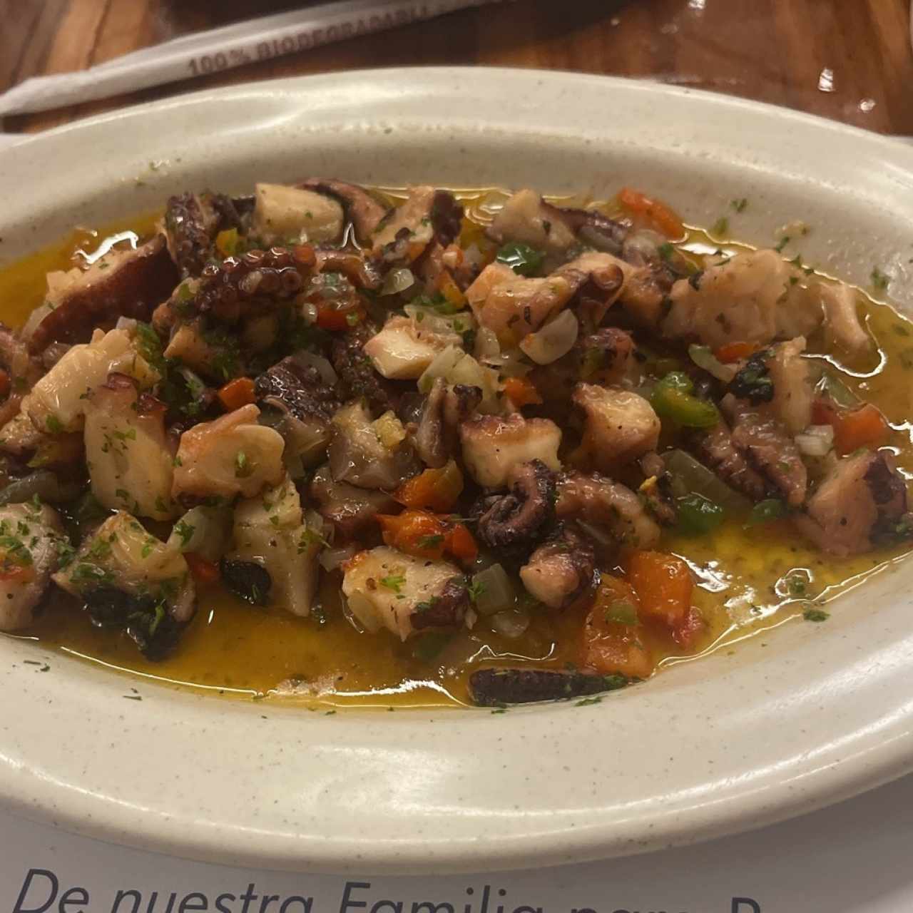 Pulpo a la Ajillo