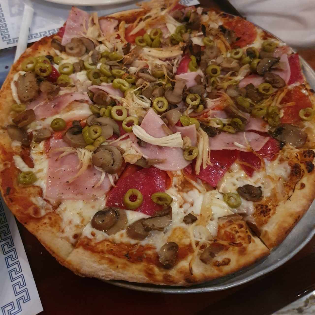 Pizza Griega, Vegetariana o Combinación