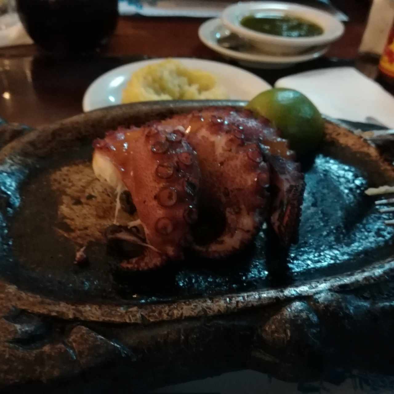 pulpo al carbón 