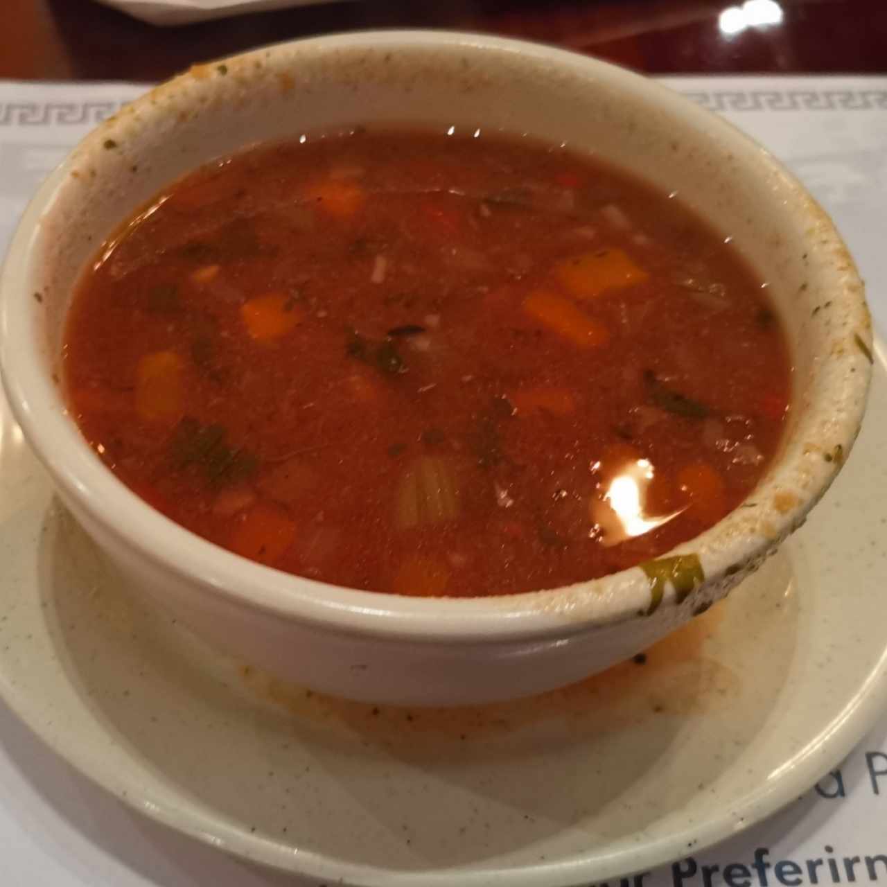 Sopa de Mariscos