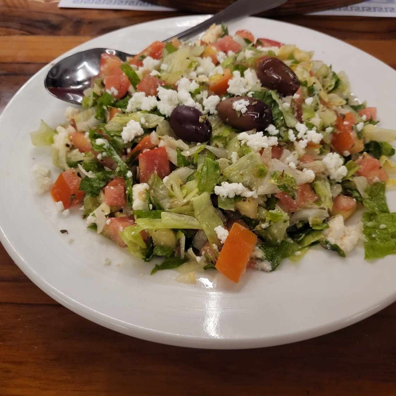 Ensalada Griega Picada