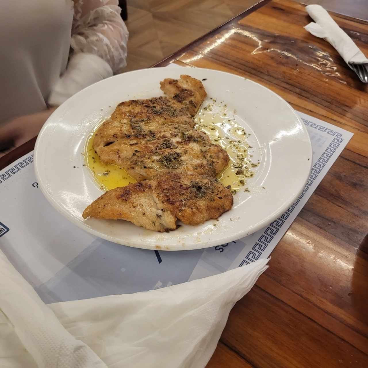 Filete de Pollo a la Griega