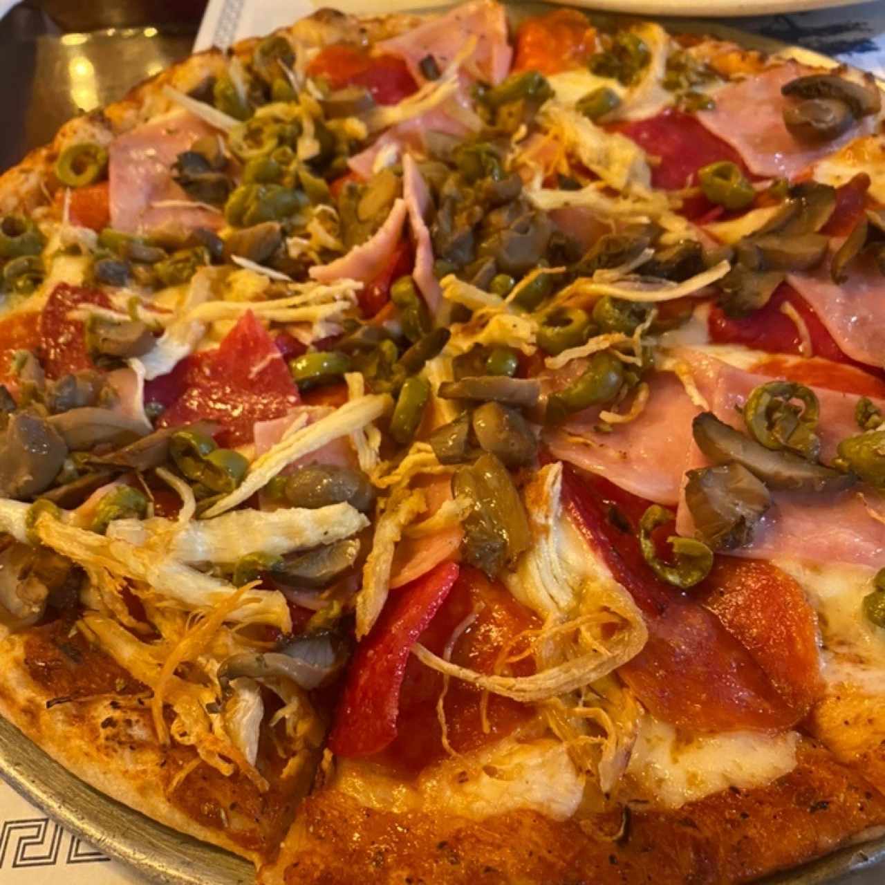 Pizza Griega, Vegetariana o Combinación