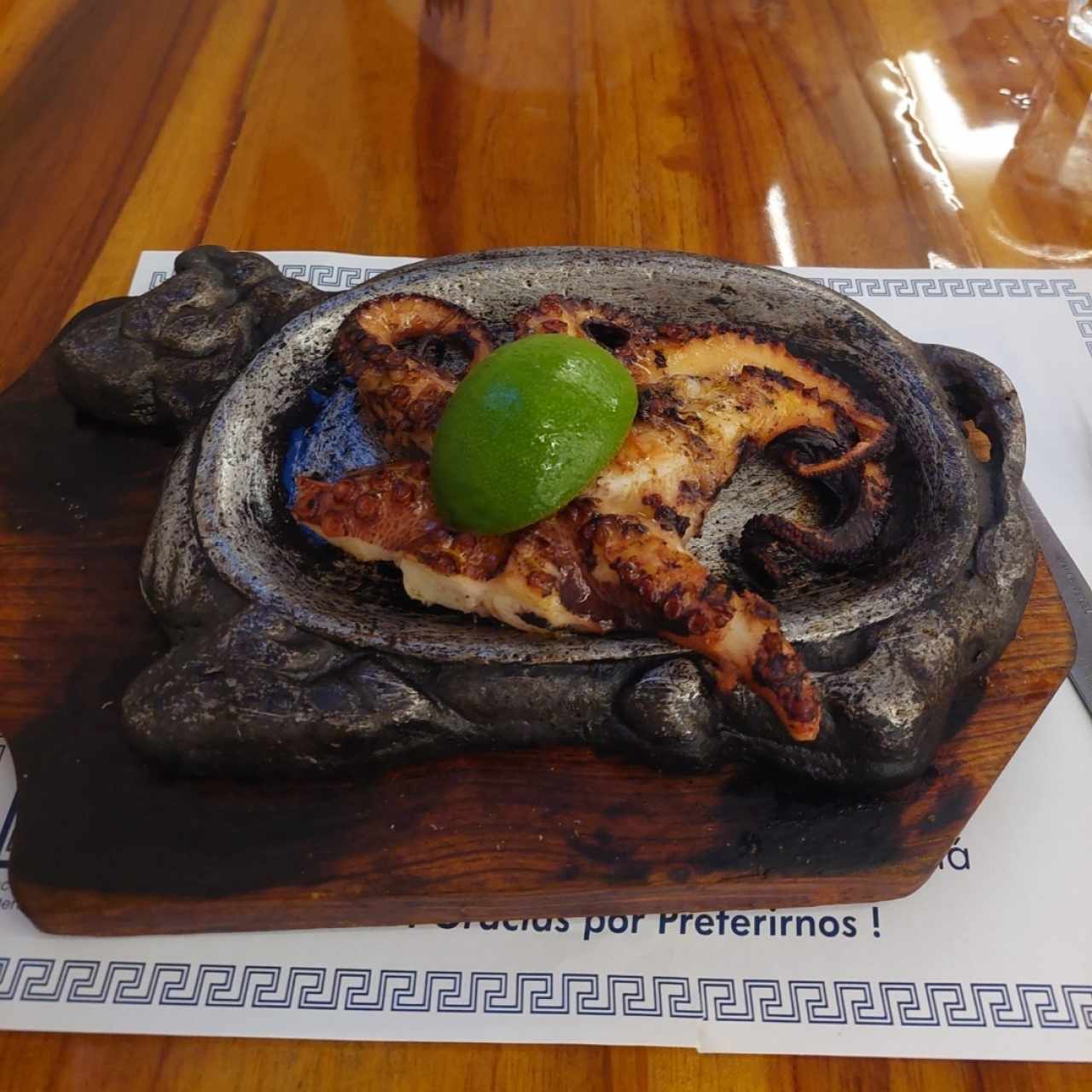 Pulpo al Carbón, al Ajillo, al Vino