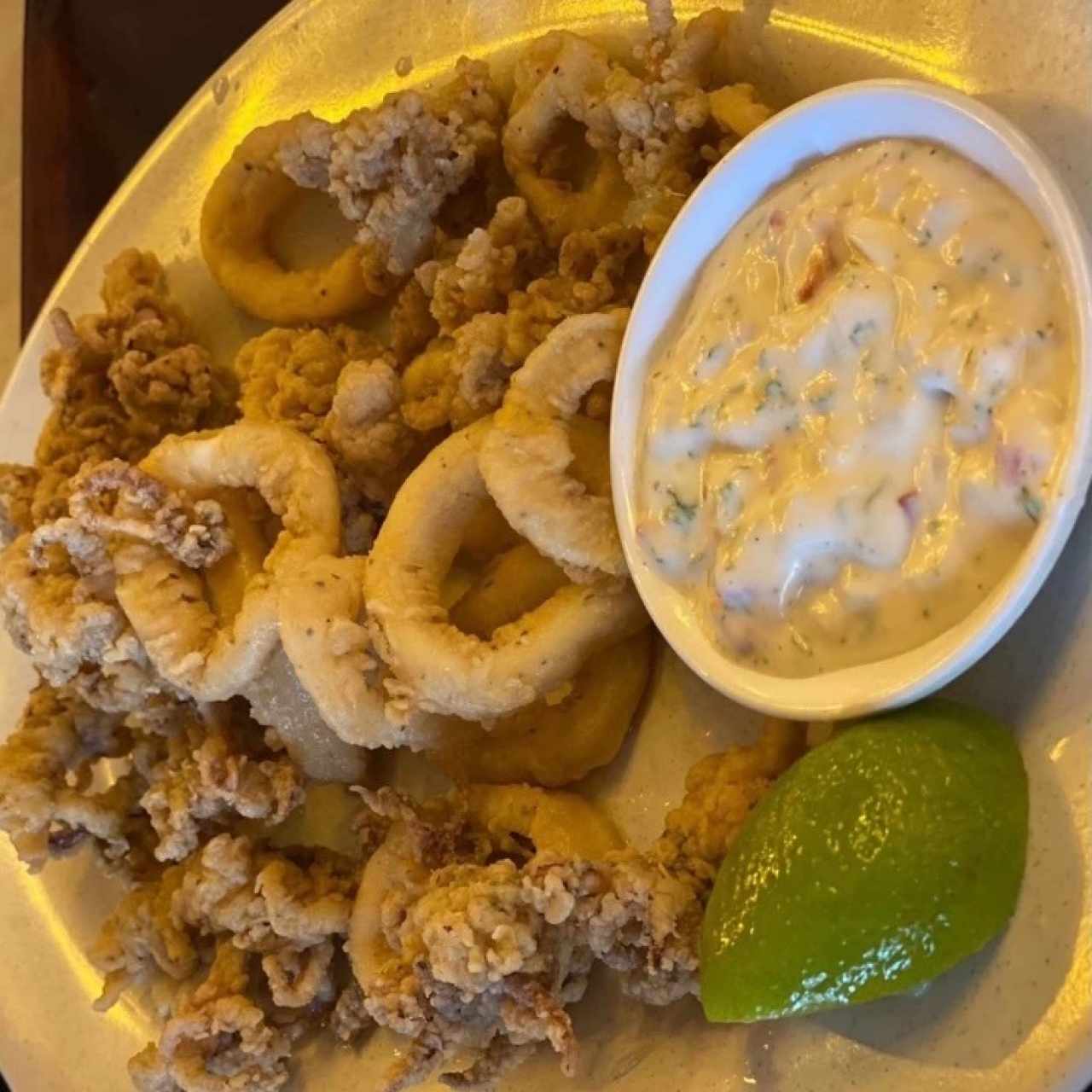 Arañitas, Calamares Apanados