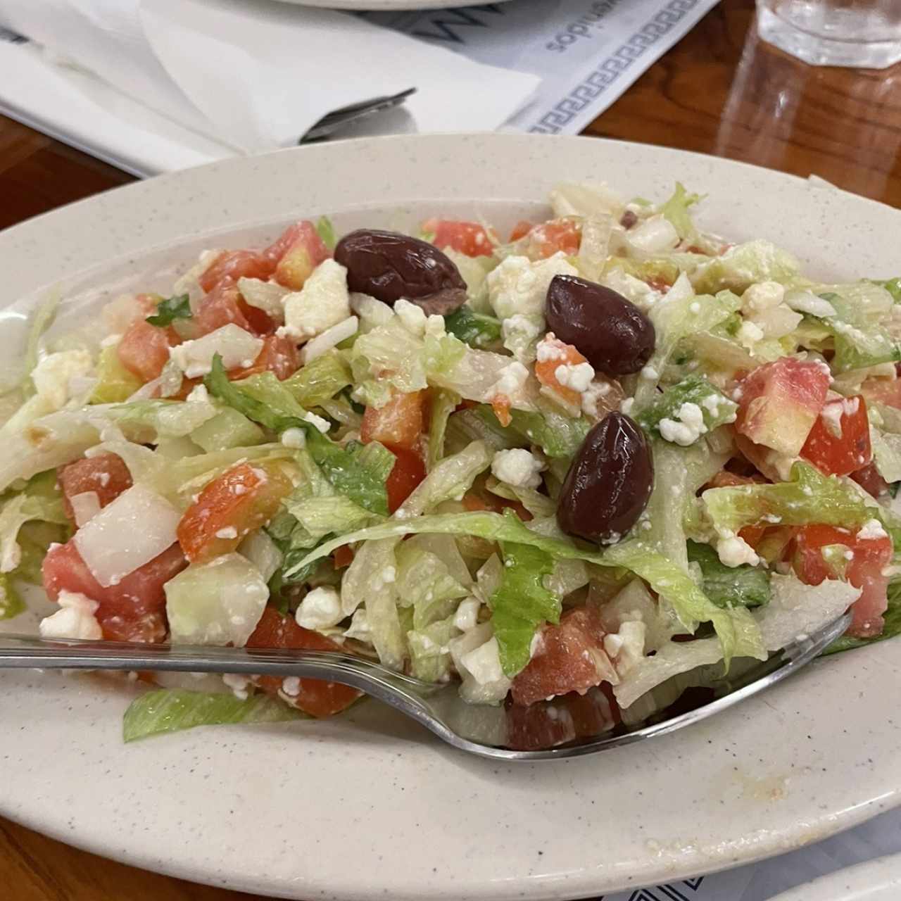 Ensalada Griega Picada/ Gruesa