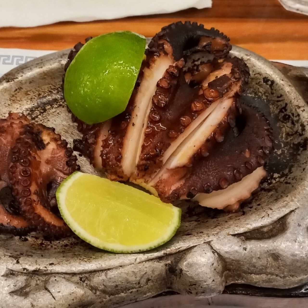 pulpo al carbon