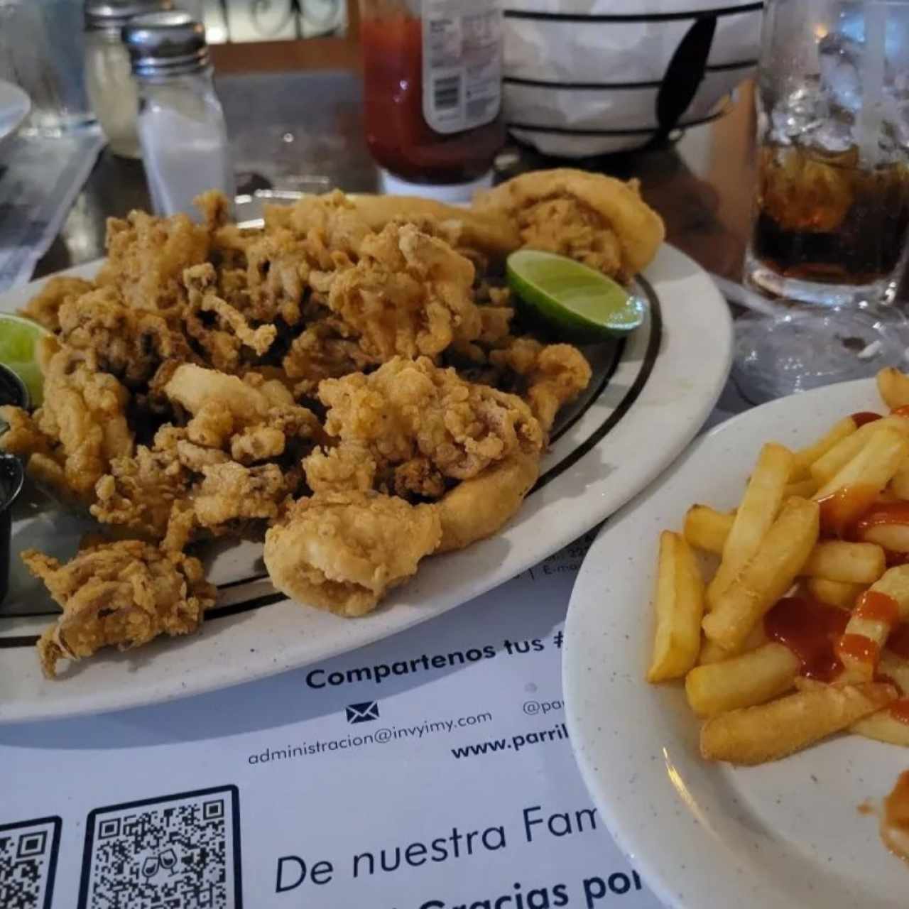 Arañitas, Calamares Apanados