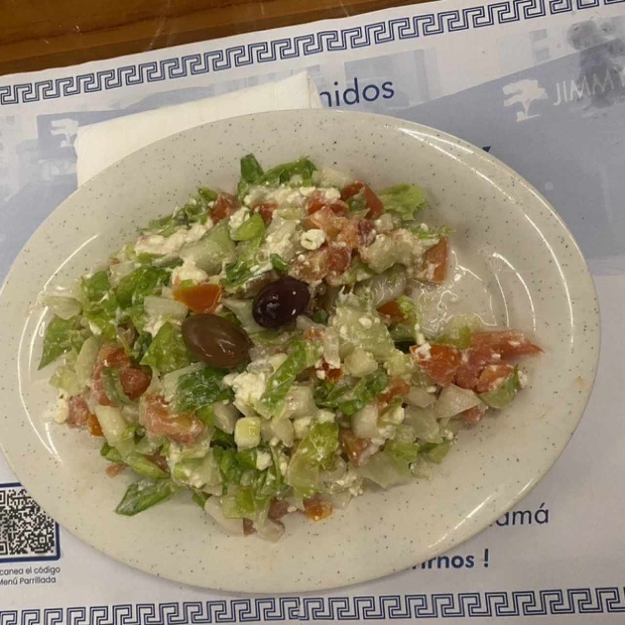 Ensalada Griega Picada