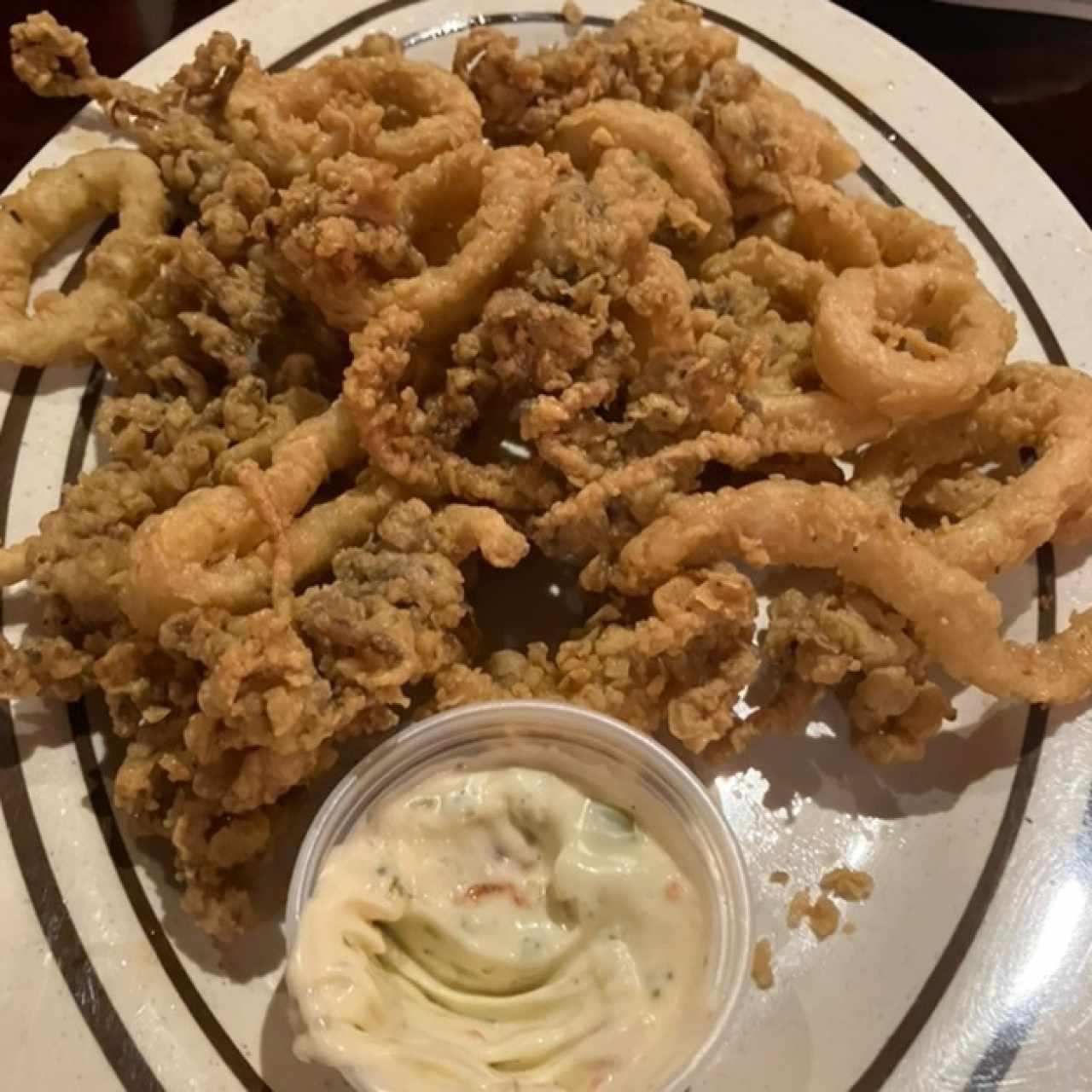 Arañitas, Calamares Apanados