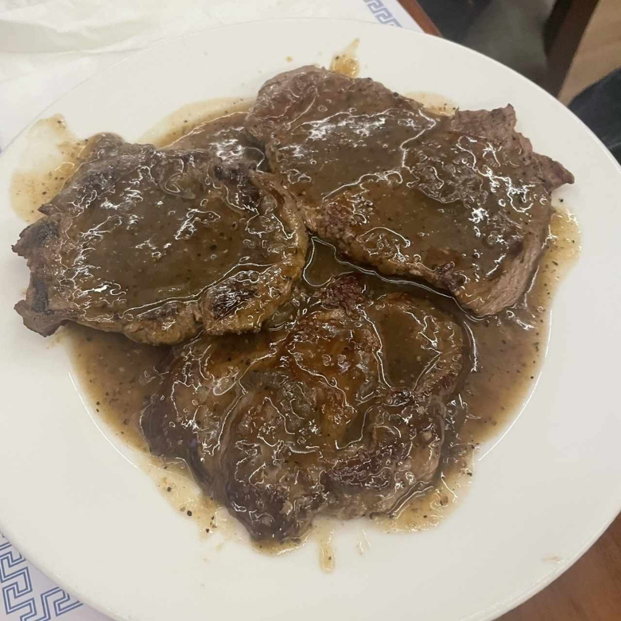 Filete a la pimienta 