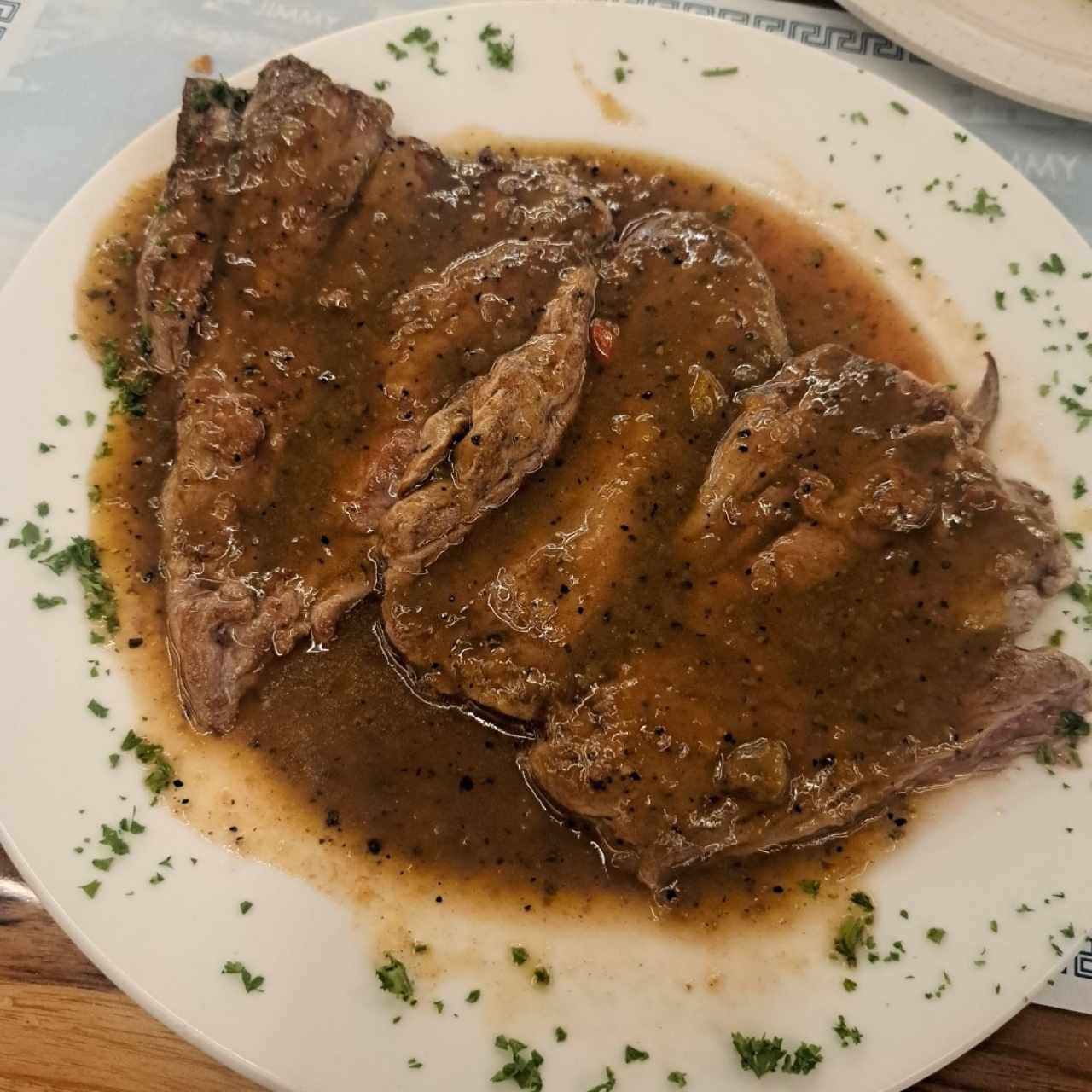 filete de res a la pimienta 