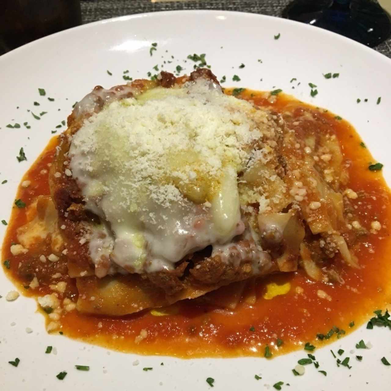 lasagna de carne 