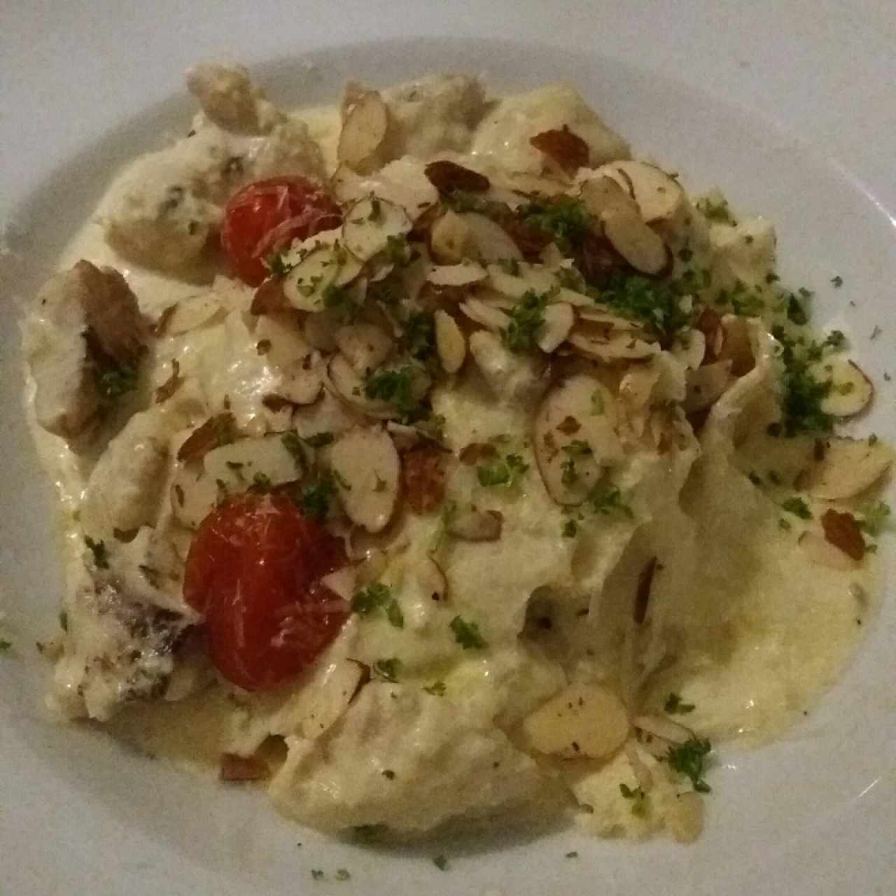 Pasta con pollo