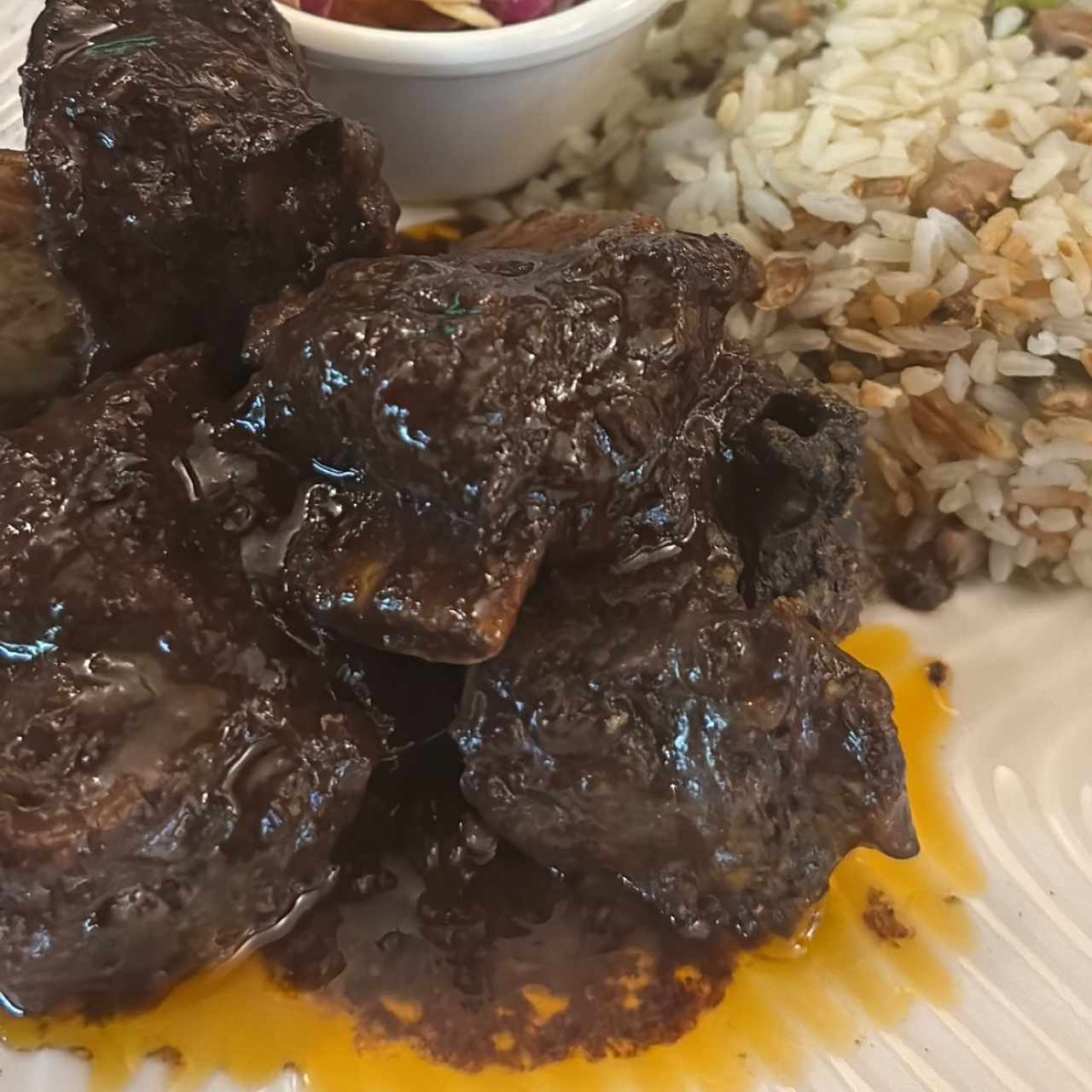 Costilla se res al vino