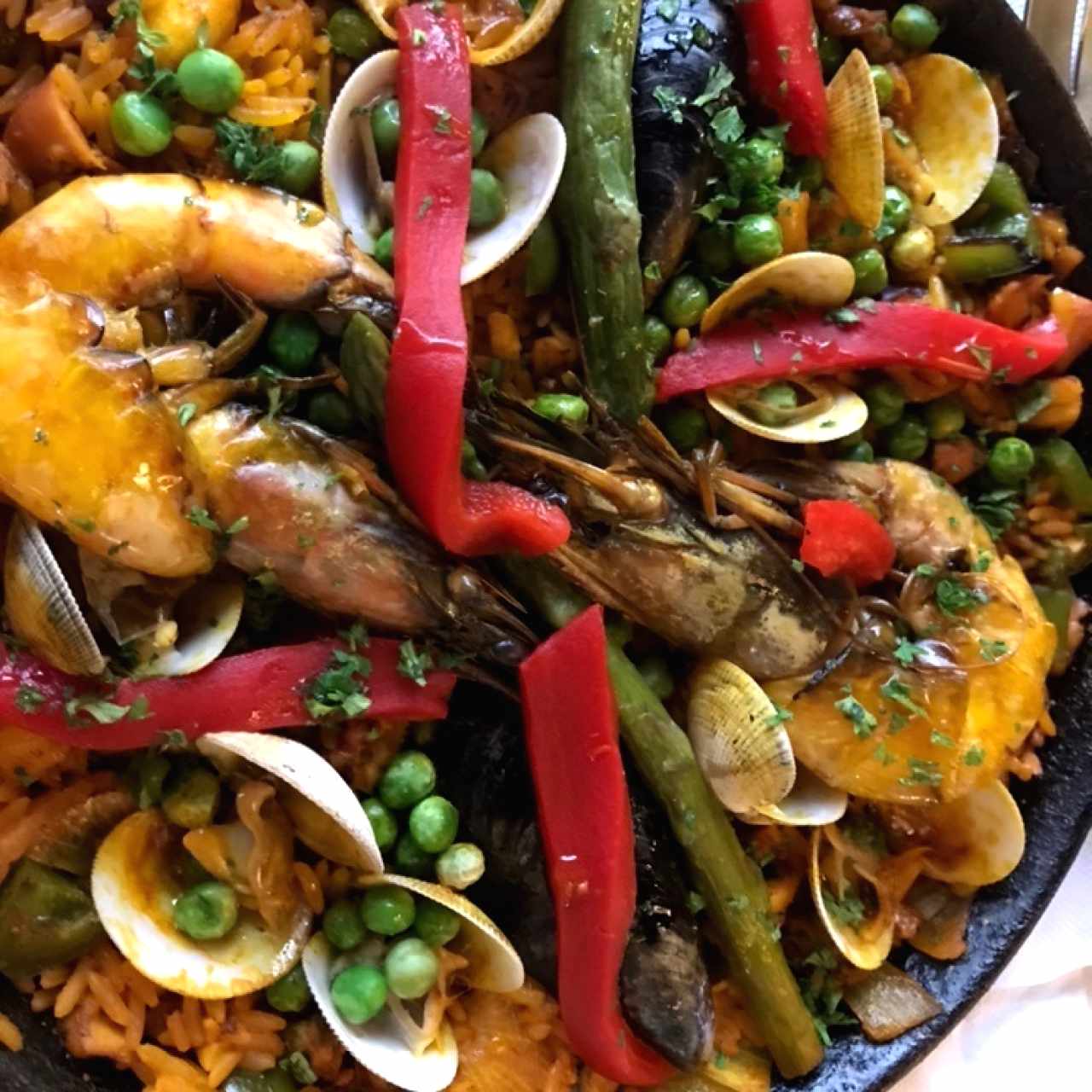 Paella de mariscos