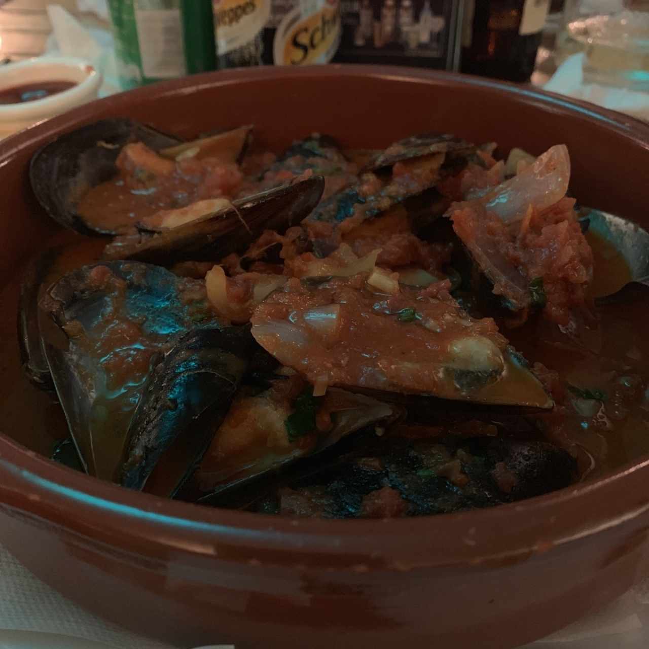 mejillones en salsa mediterranea 