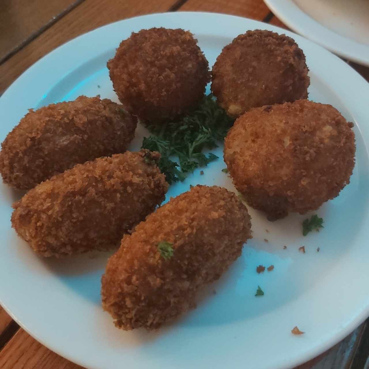 Croquetas de langosta y jamón serrano 