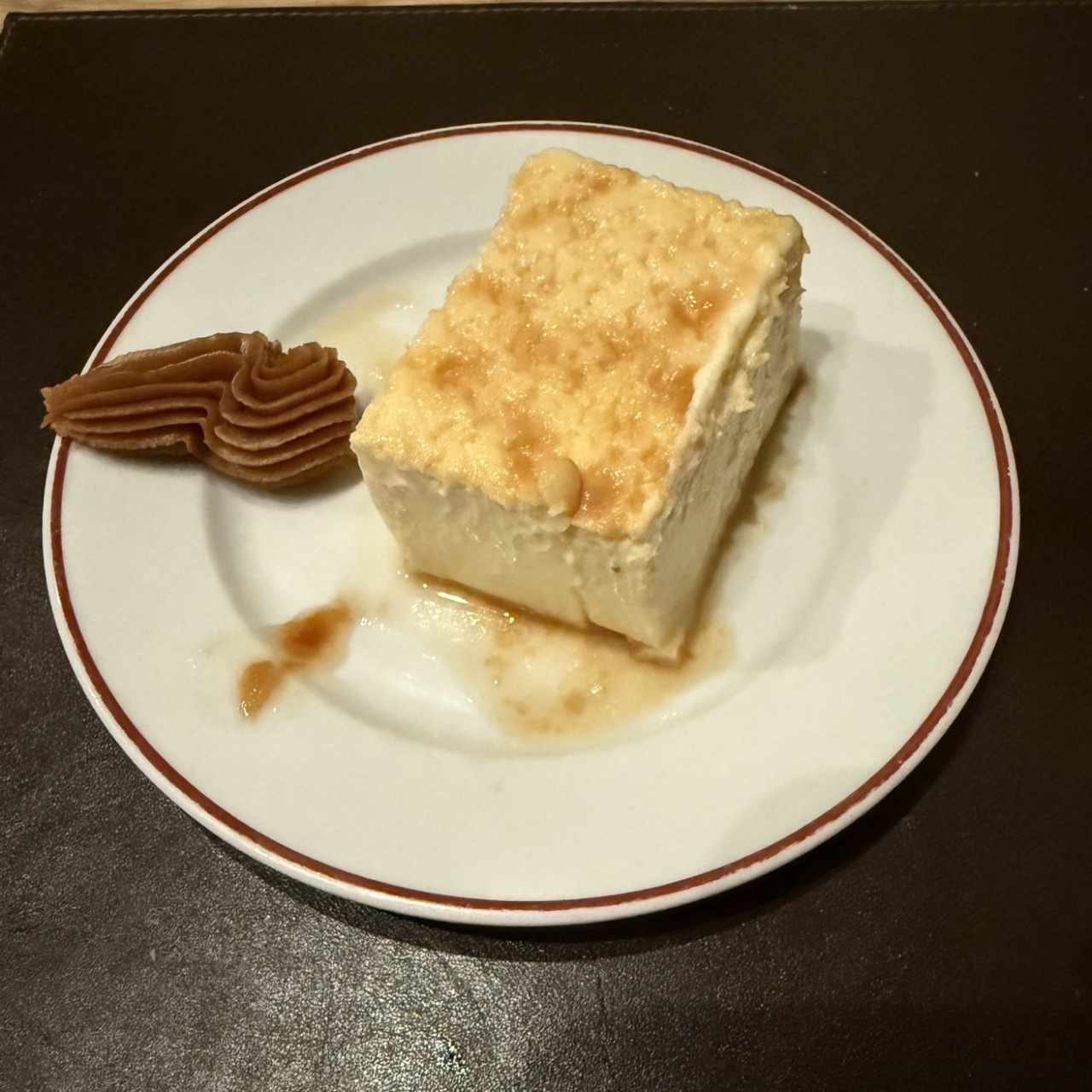 Flan de Queso con Dulce de Leche