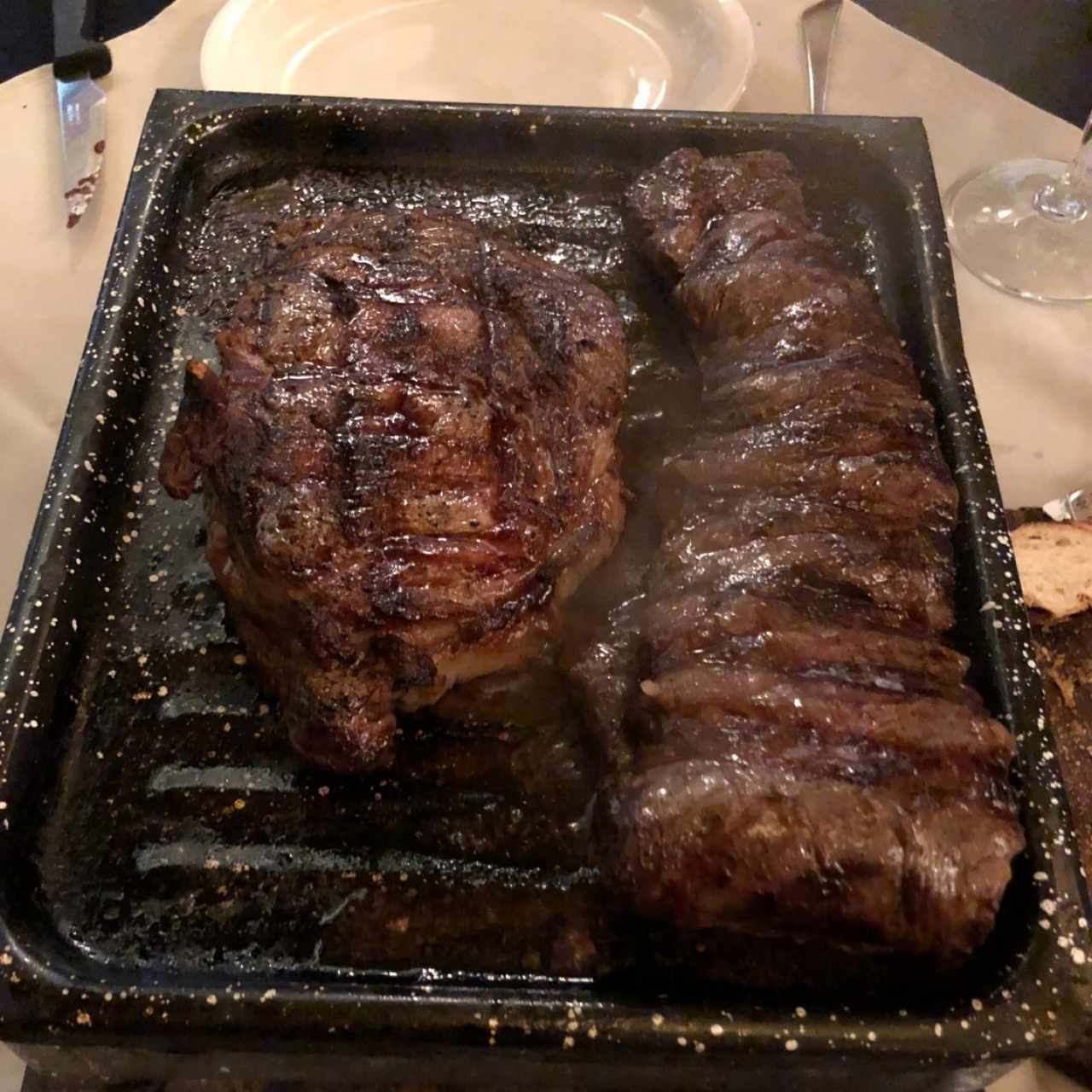 rib eye y entraña