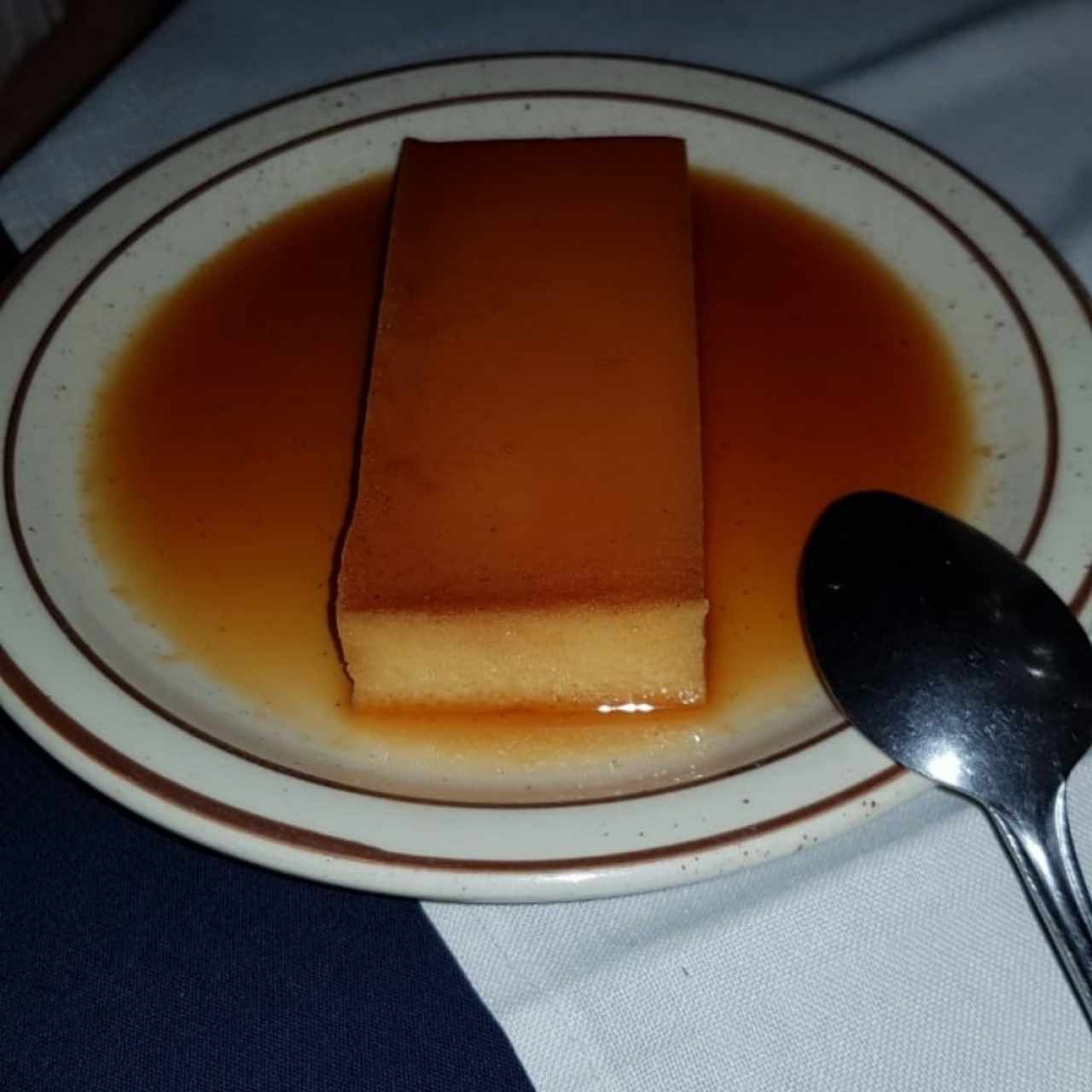 Flan de la casa