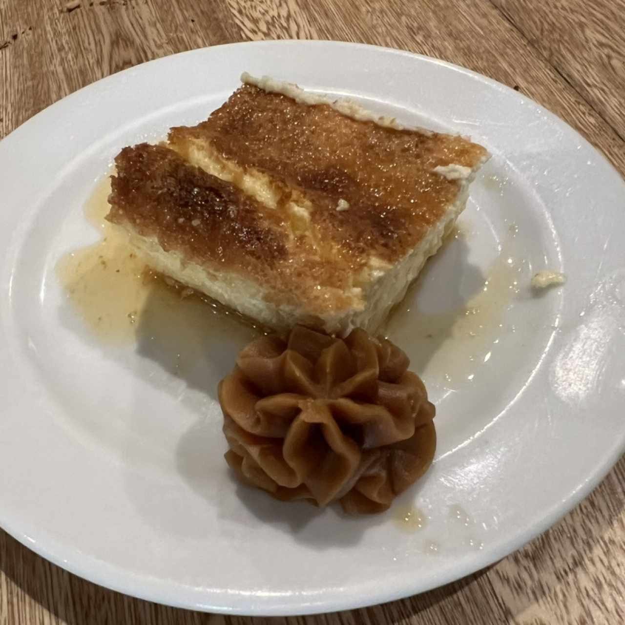 Flan de Queso con Dulce de Leche