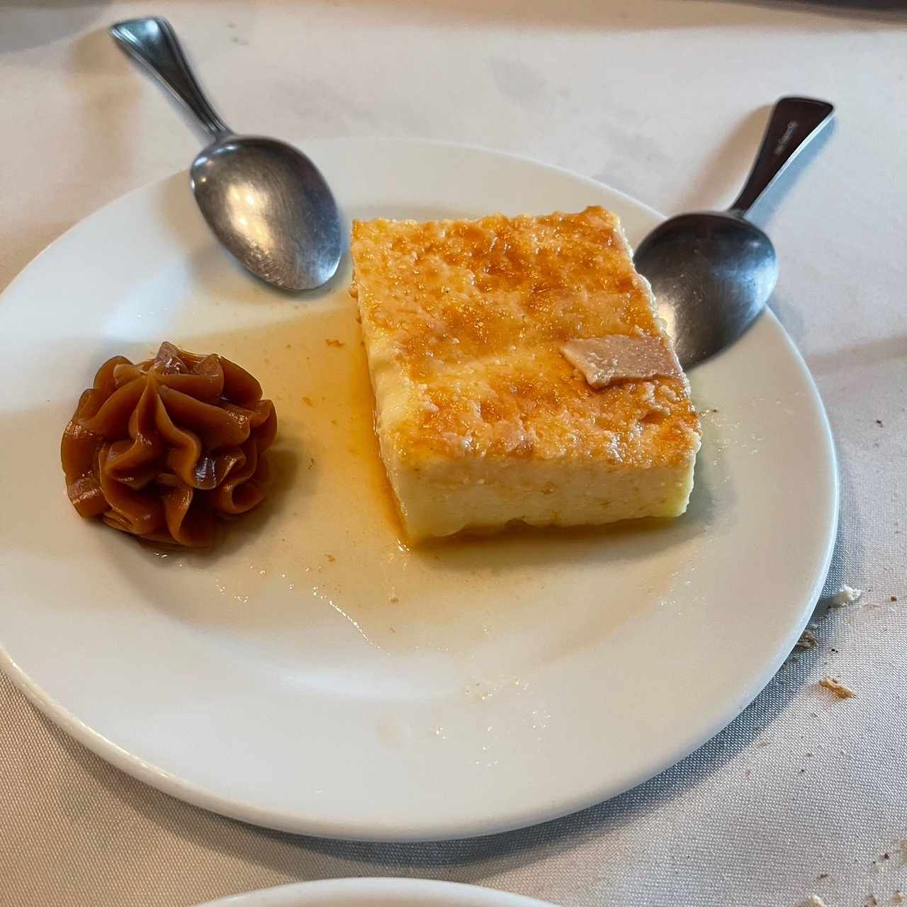 Flan de Queso con Dulce de Leche