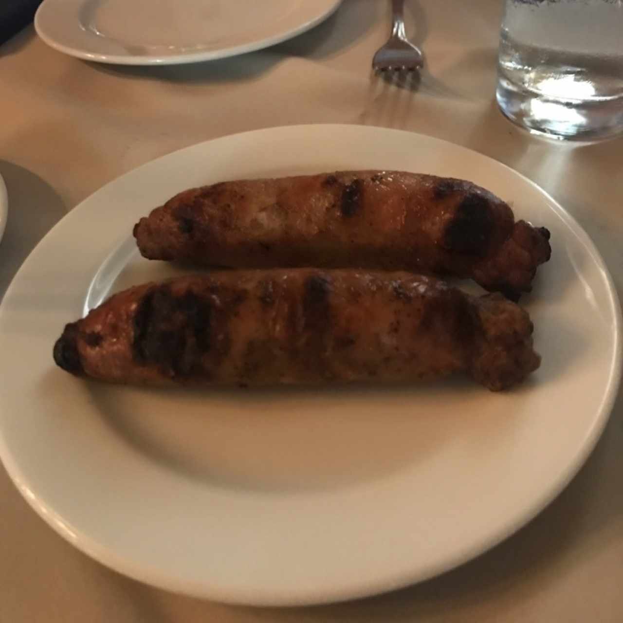 servicio de chorizo Argentino