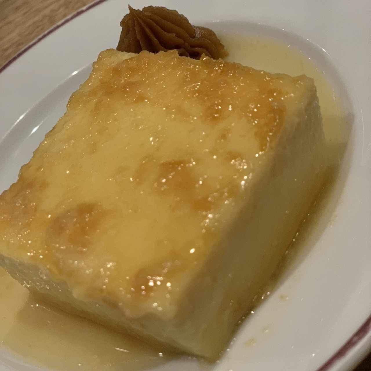 Flan de Queso con Dulce de Leche