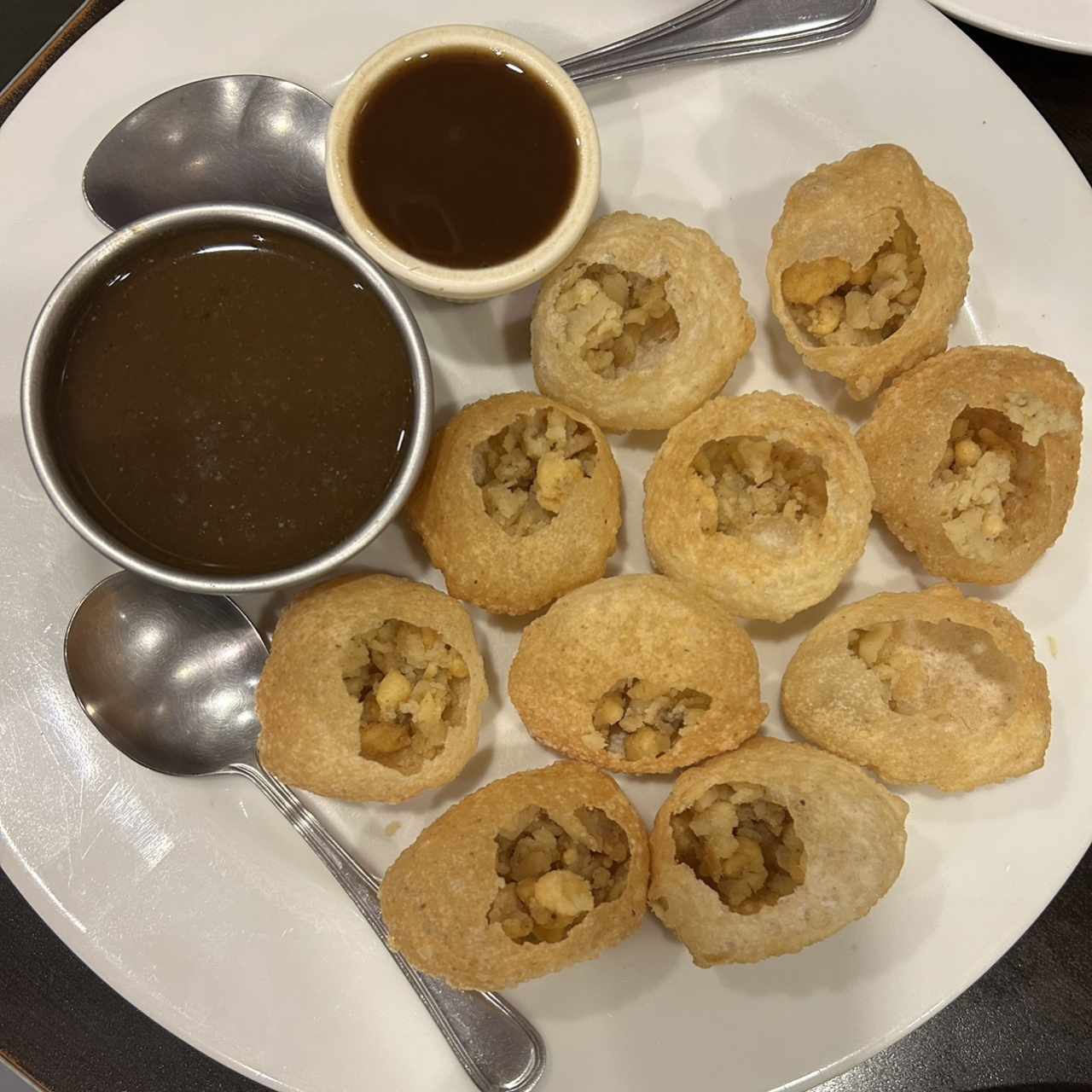 Vegetarian Appetizers - Pani Puri