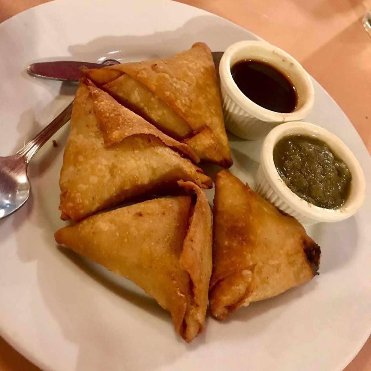 samosas de pollo