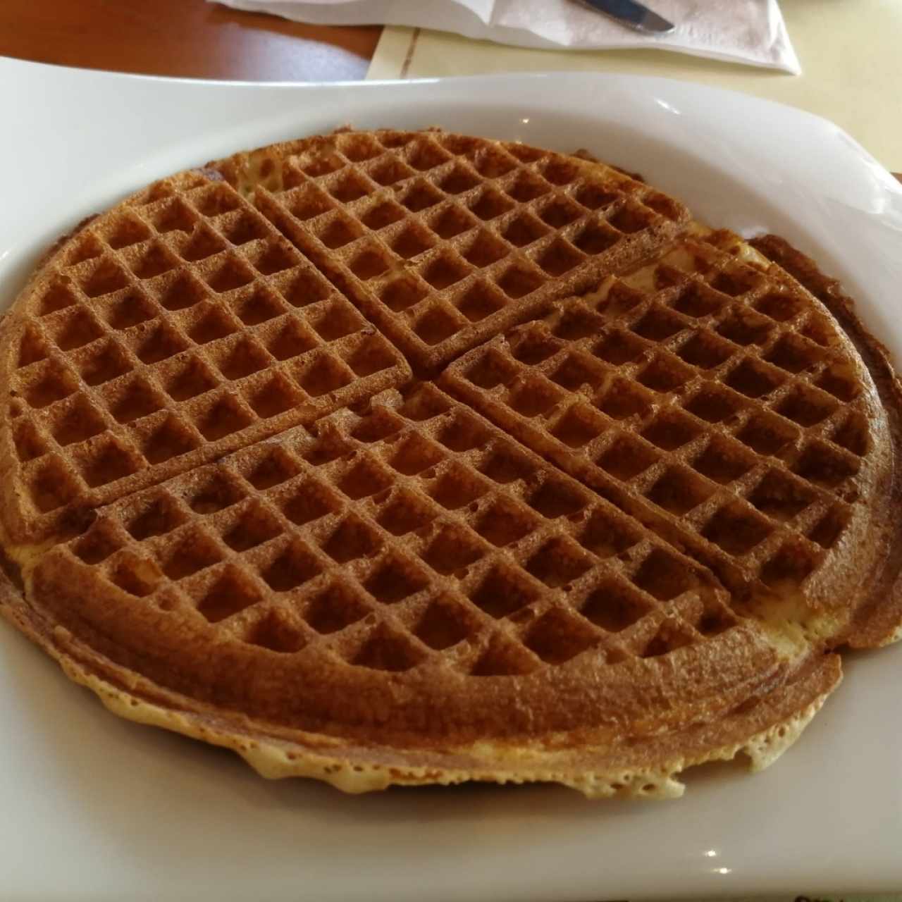 Waffles - Mantequilla y Syrup